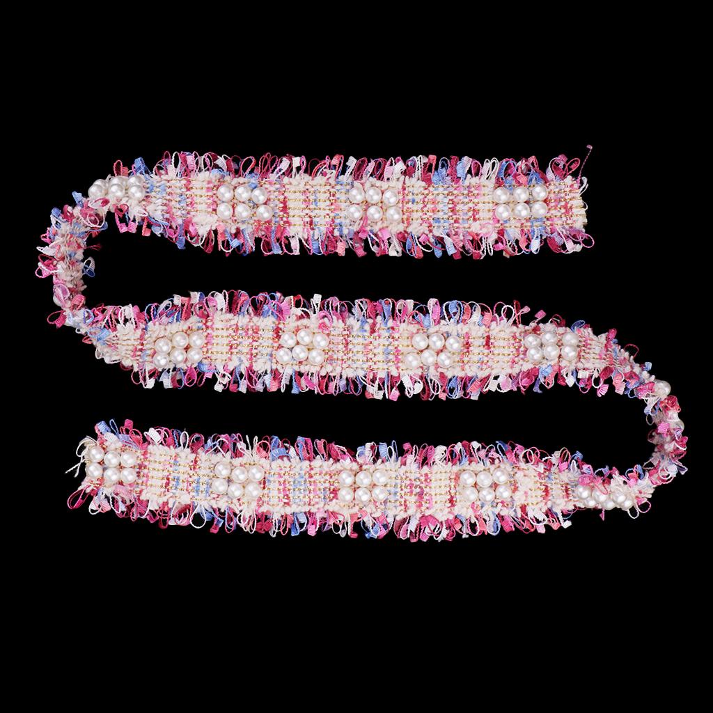 1 Yard Vintage Lace Ribbon Trim for Wedding Bridal Sewing Craft Pink Purple