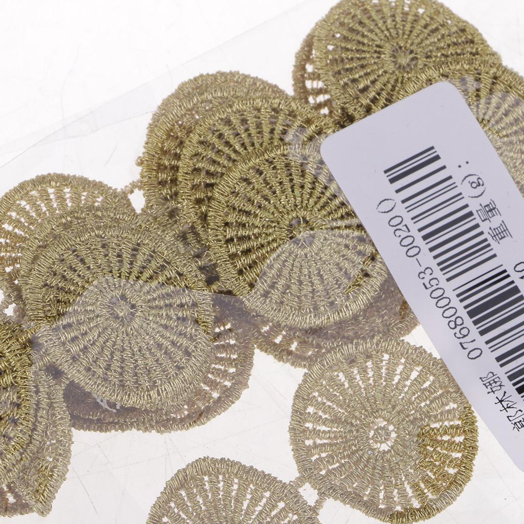 1 Yards Lace Ribbon Crafts Trim DIY Embroidered For Sewing Decoration 2.4cm Wide