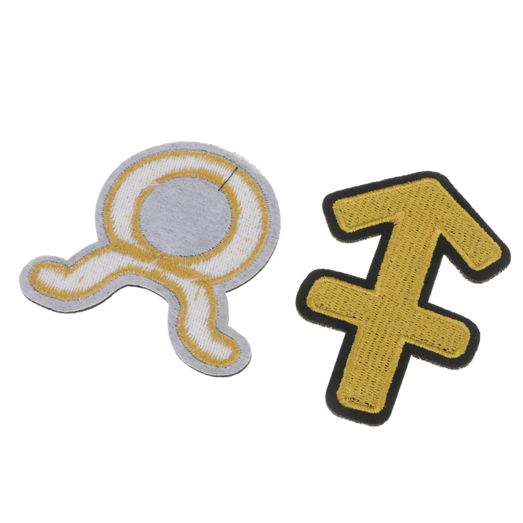 12 Constellation Cloth Stickers Special Patches Clothing Hat Embellishment