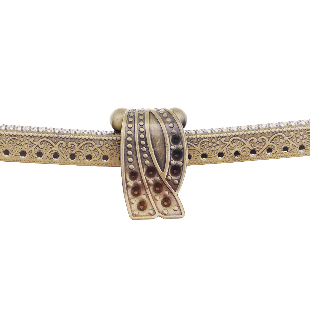 Metal Purse Clasp Frame Lock Handle DIY Bag Clasp Lock Accessories Bronze