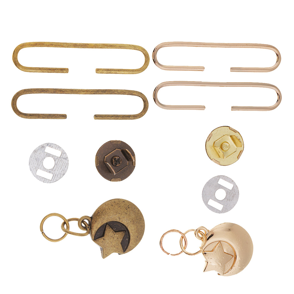 5cm Metal Coin Bag Purse Frame Lock Bag Lock Hardware Accessories Bronze