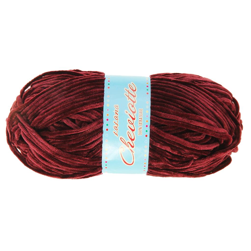 83g Soft Chenille Wool Yarn Velvet Thread for Sweater Scarf Hat Blankets 6#