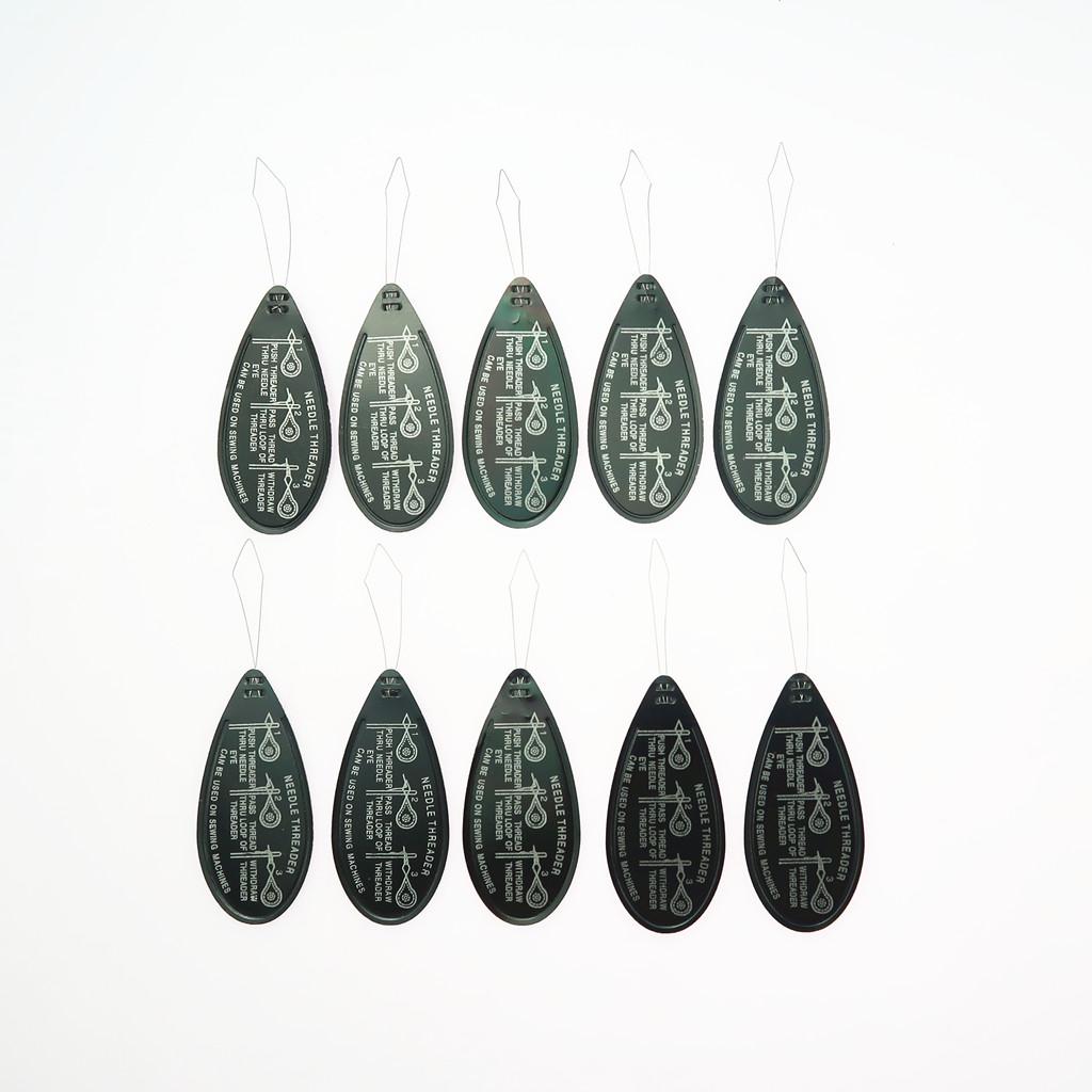 10Pcs/ Bag Bow Wire Stitch Insert Sewing Machines Needle Pins Threader
