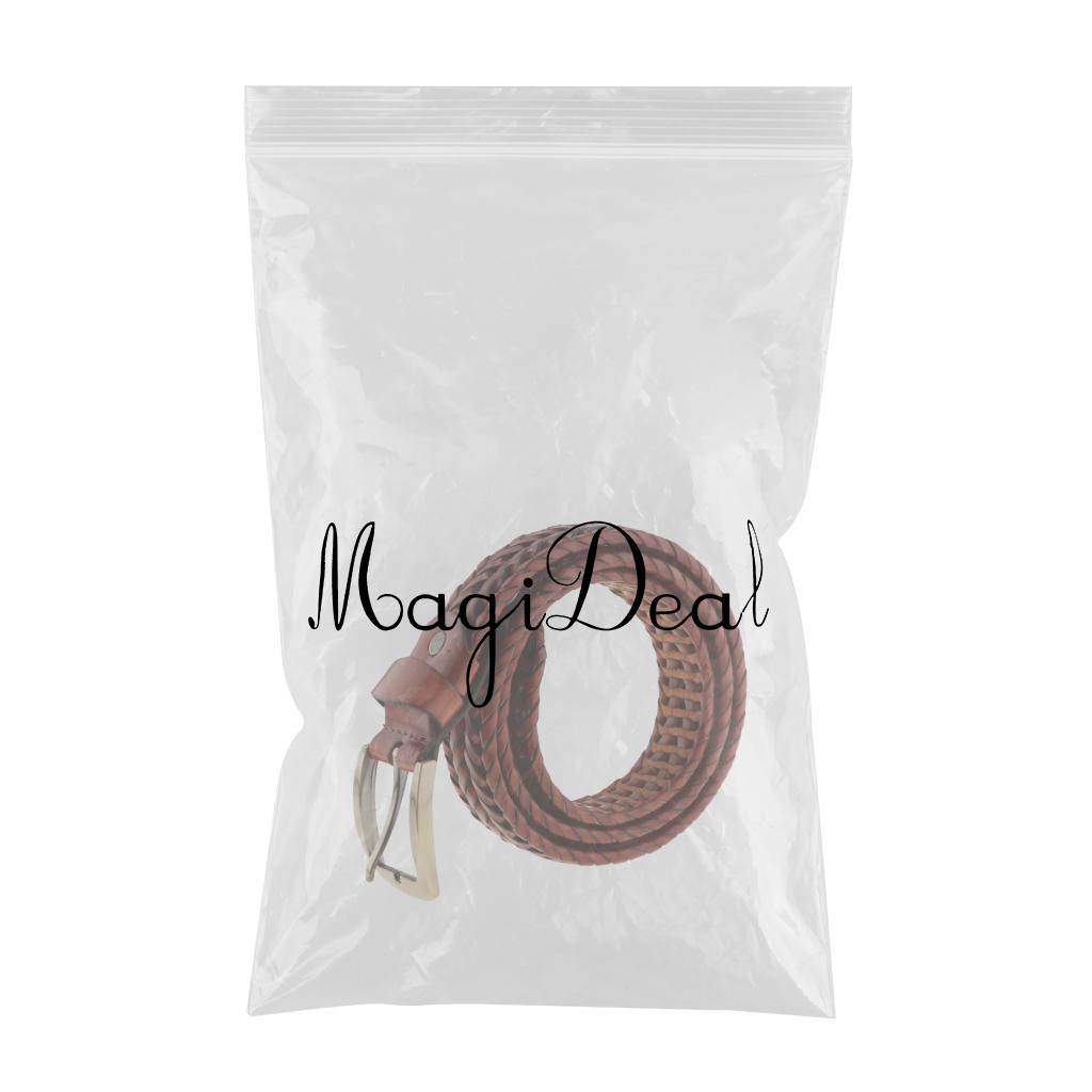 Retro Men Woven Hollowed-out Adjustable Waist Belt Waistband Light Coffee