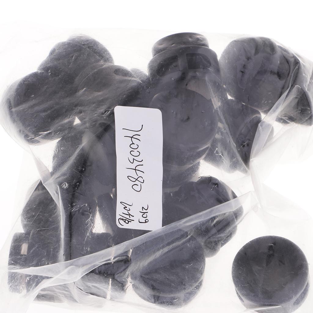 20pcs Plastic Non-slip Double Hole String Cord Locks for Shoelace Bag Decor