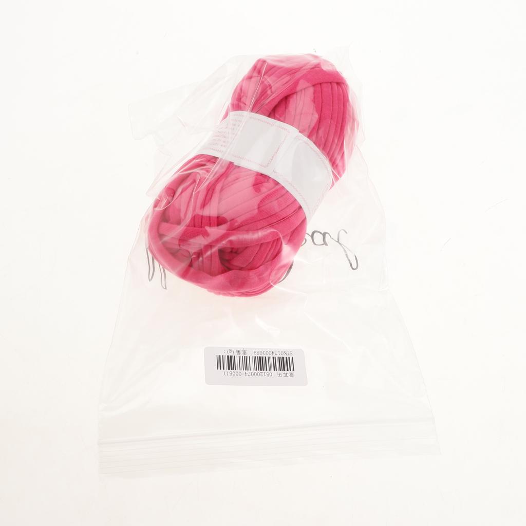 One Roll Cloth Hand-Woven Yarn Round Cloth Coarse Line for DIY Bag Basket 58