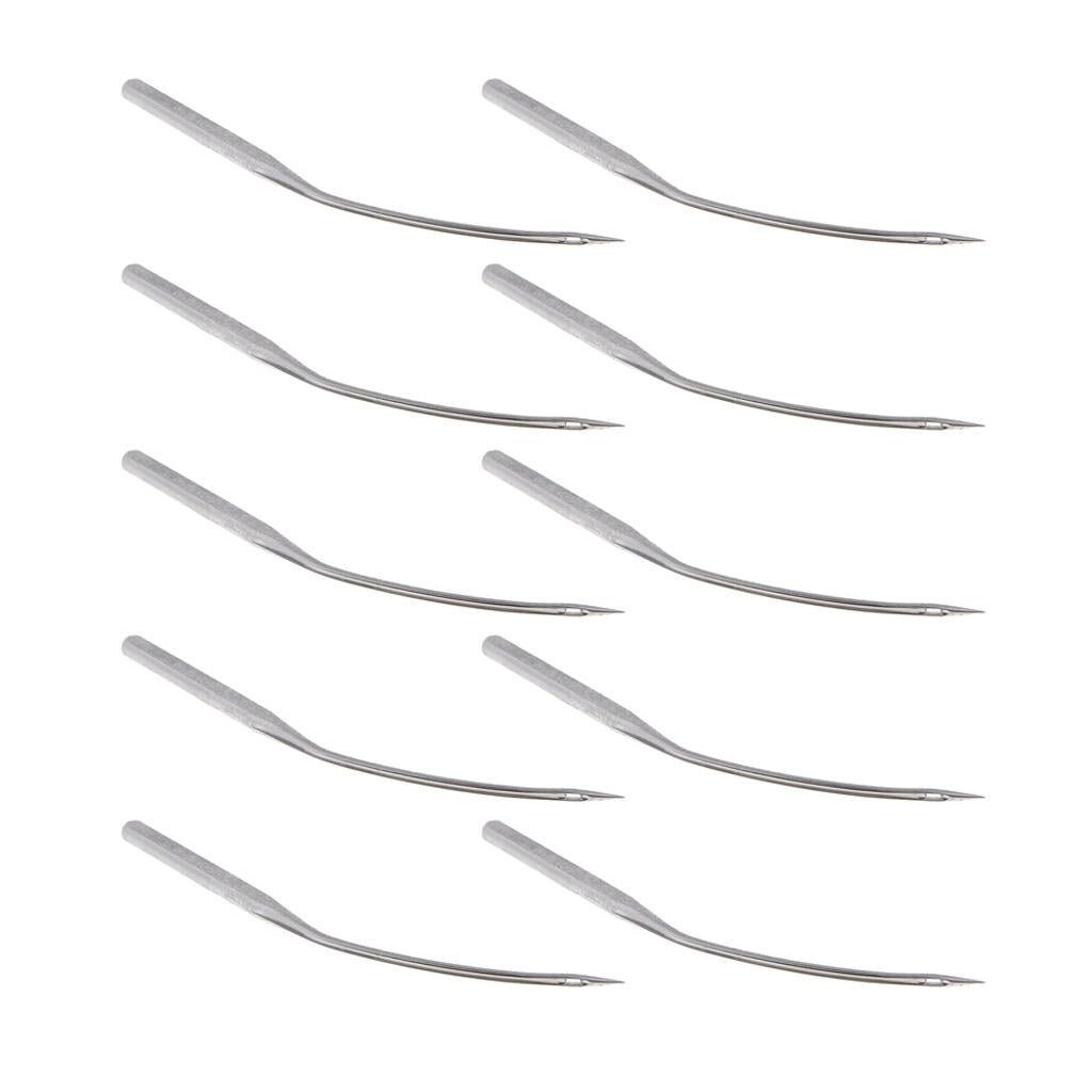 30Pcs Portable Silver Metal Blindstitch Sewing Machine Needles LW*6T