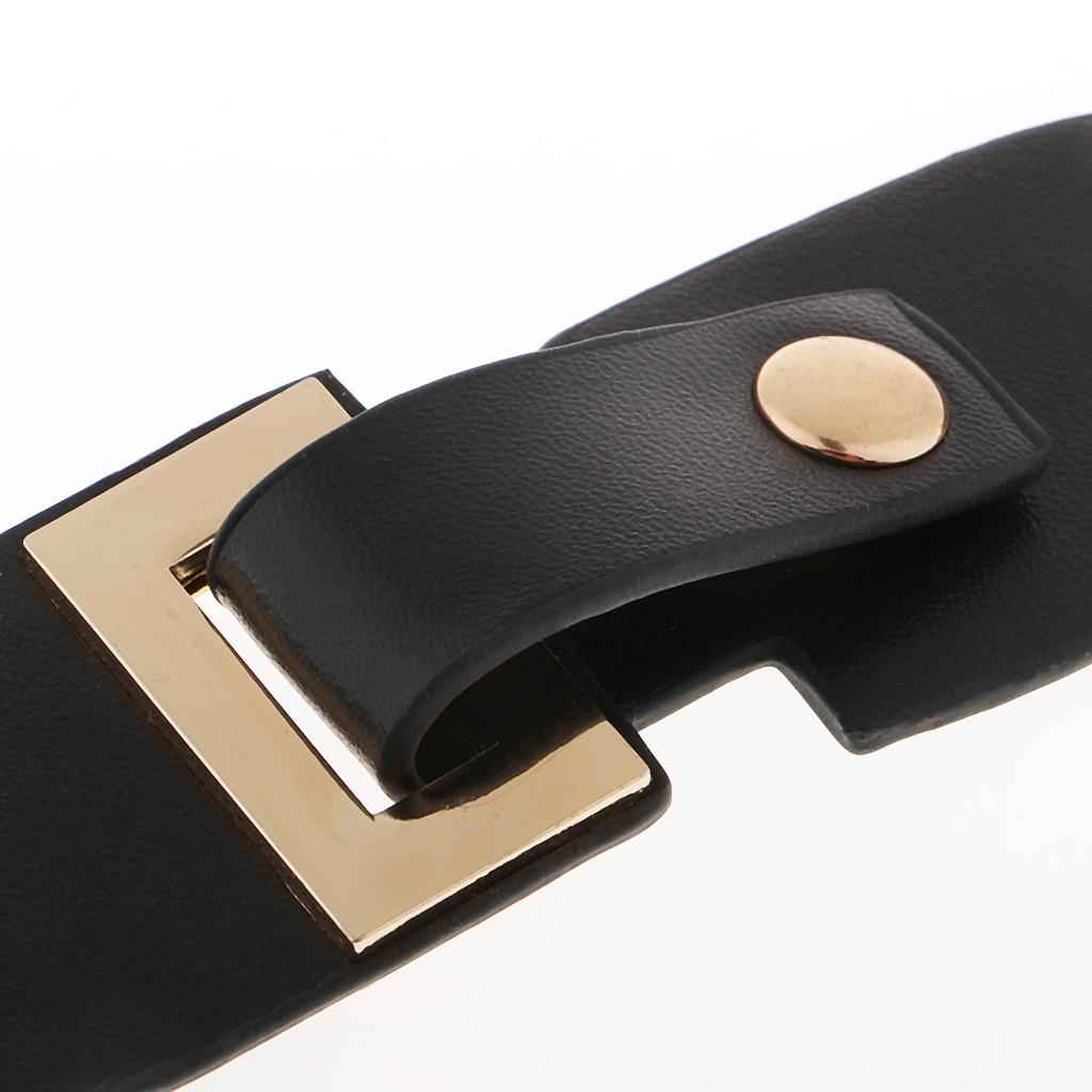1 Pair PU Leather Snap Toggle Button Coat Fastener for Clothes Single Buckle