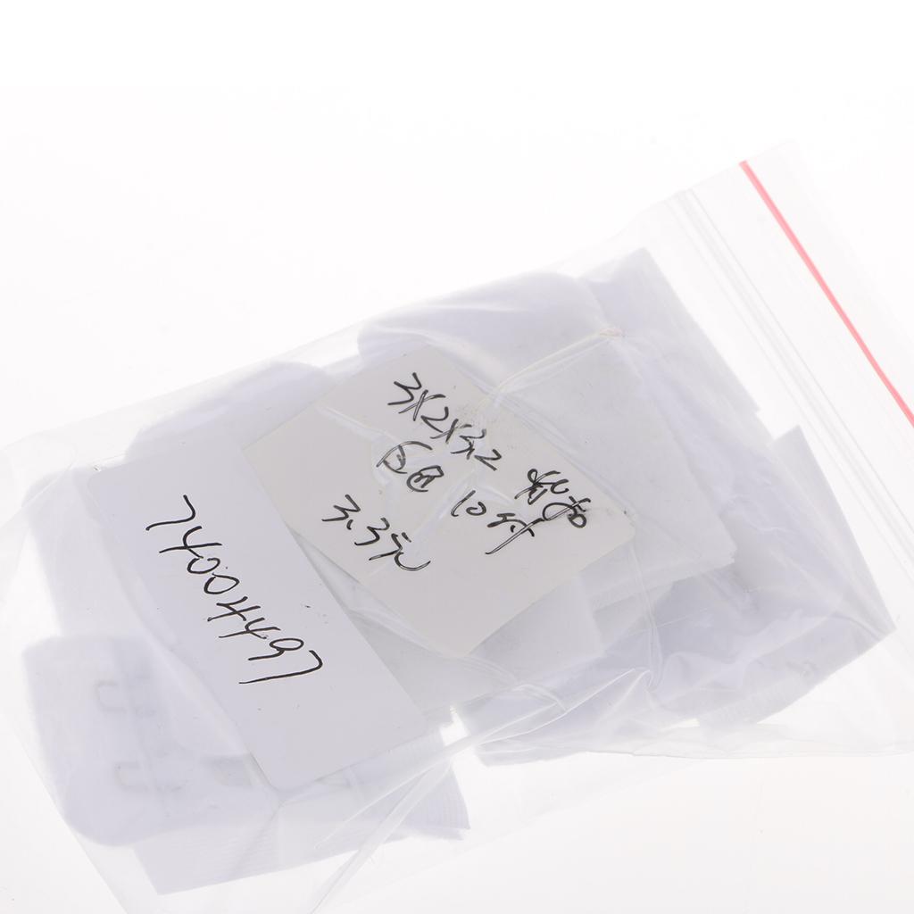 10Pcs 2 Hooks 3 Rows Bra Strap Extender Underwear Belt Adding Buckles White