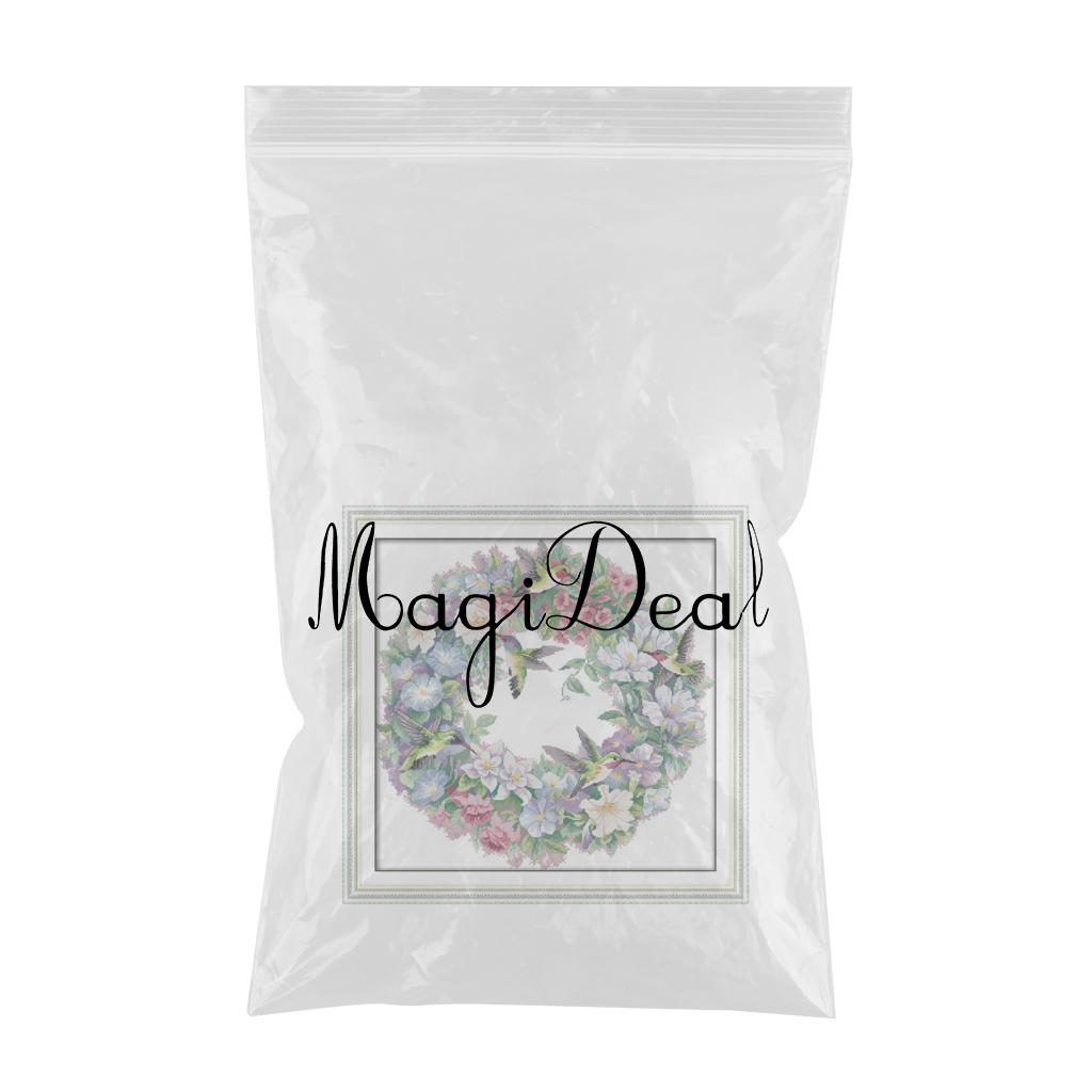 The Art of Hummingbirds Stamped Cross Stitch Kit DIY Needlework 11CT 65x64cm