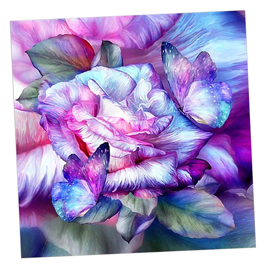 DIY Diamond Painting Kit Flower Rhinestone Painting Embroidery for Art Craft
