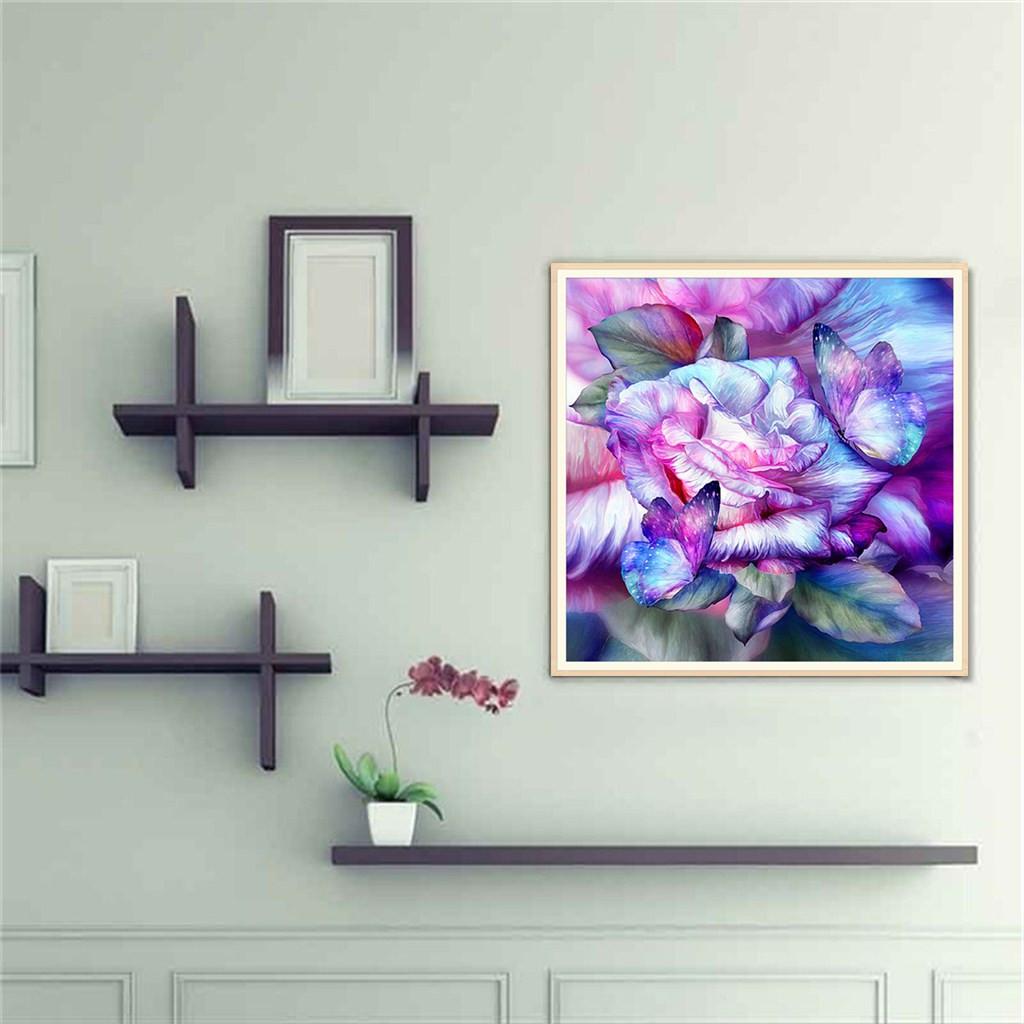 DIY Diamond Painting Kit Flower Rhinestone Painting Embroidery for Art Craft