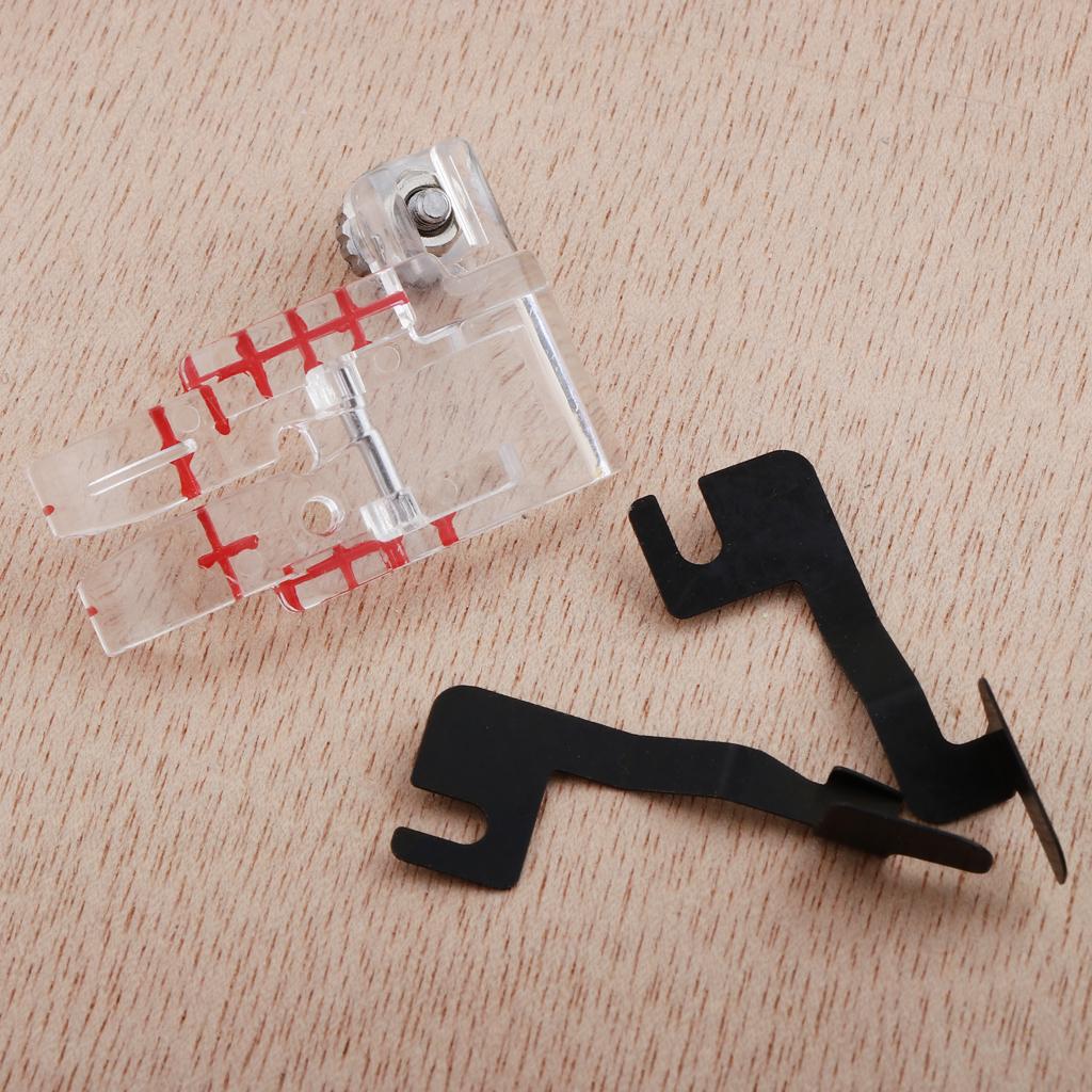 Clear View 1/4 Inch Guide Foot with Guide Set for Janome Sewing Machine