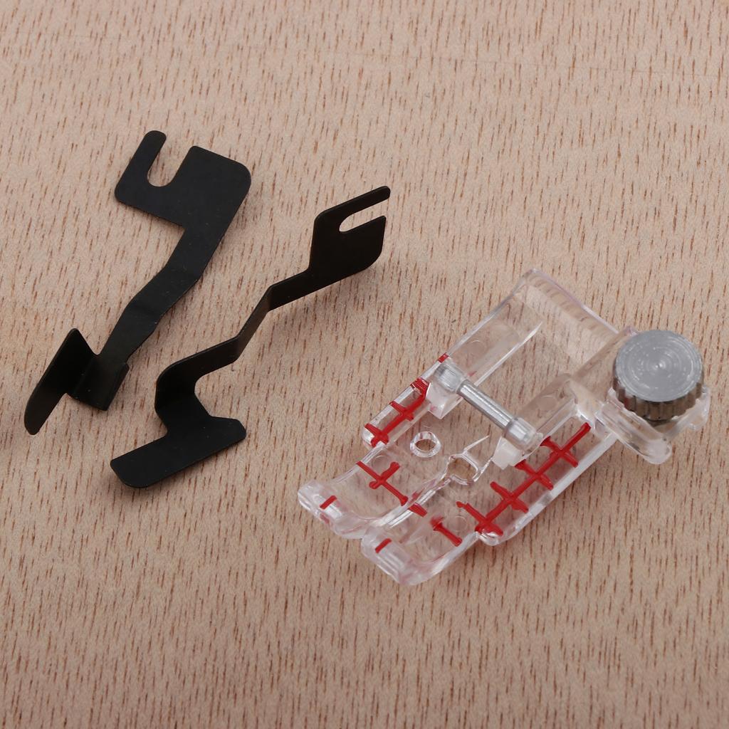 Clear View 1/4 Inch Guide Foot with Guide Set for Janome Sewing Machine