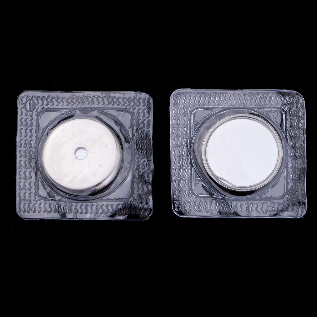5 Sets Invisible Sew-in Magnetic Snap PVC Closure for Clothes Handbag 25mm