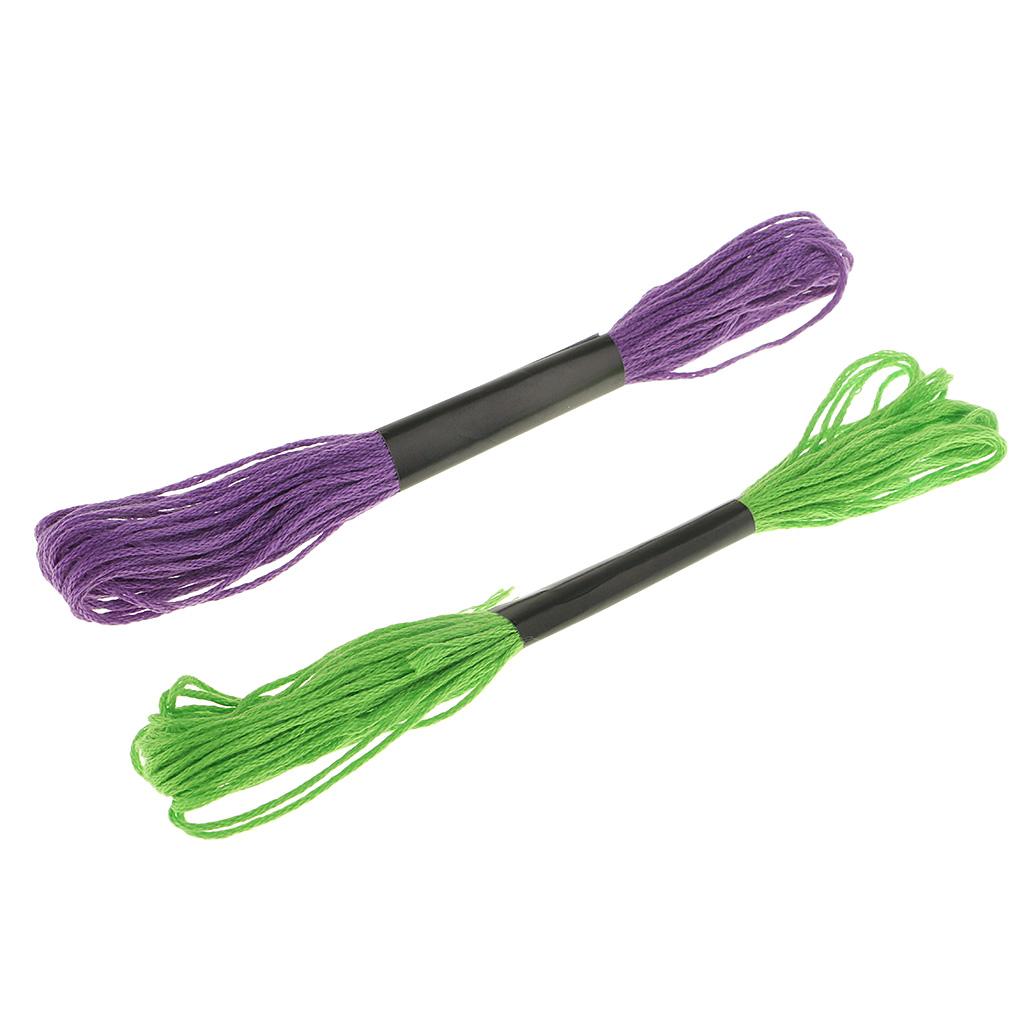 12pcs Embroidery Thread Cross Stitch Floss for DIY Embroidery Bracelet Craft