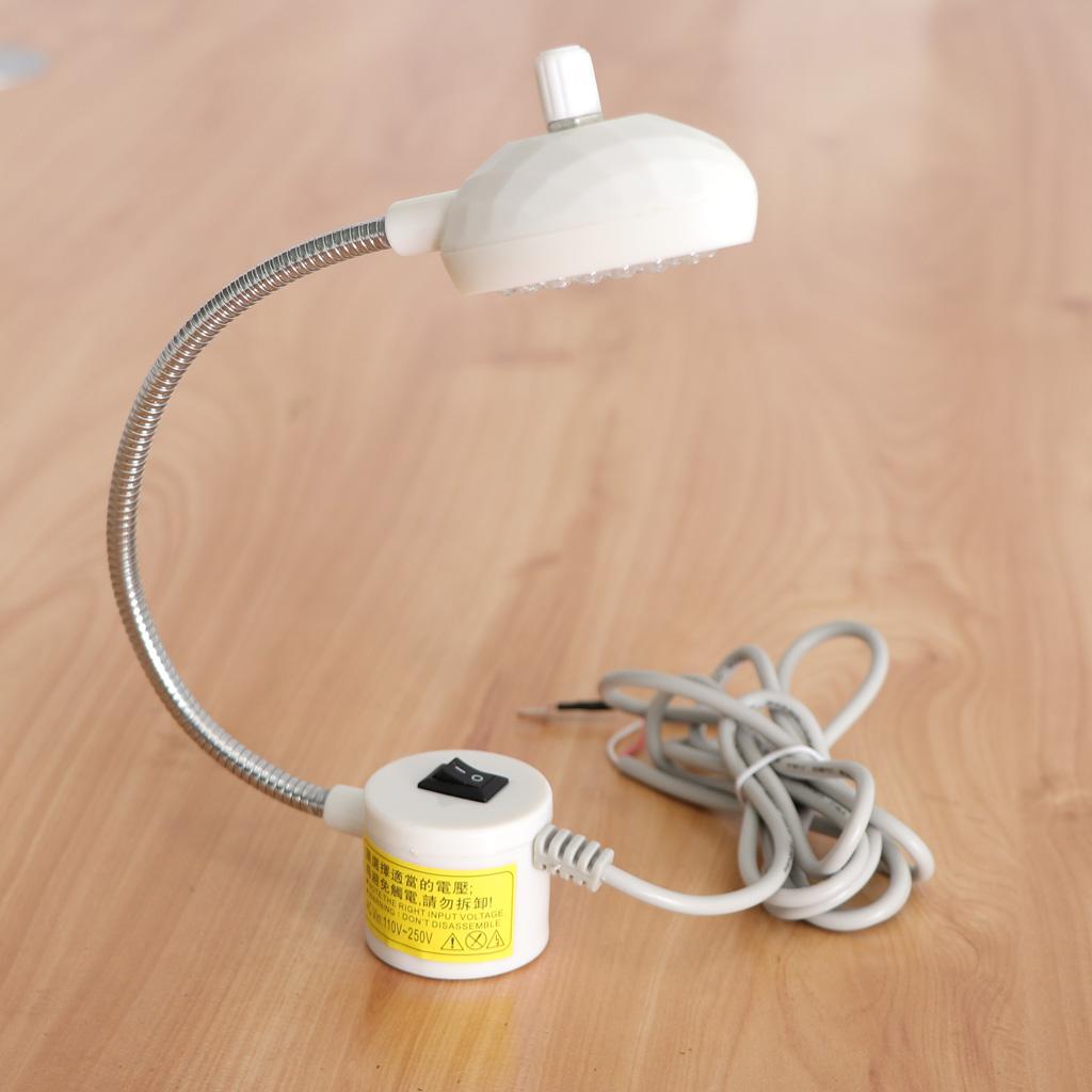 220V Sewing Lamp Led Adjustable Sewing Machine Parts Attachments 19 Leds