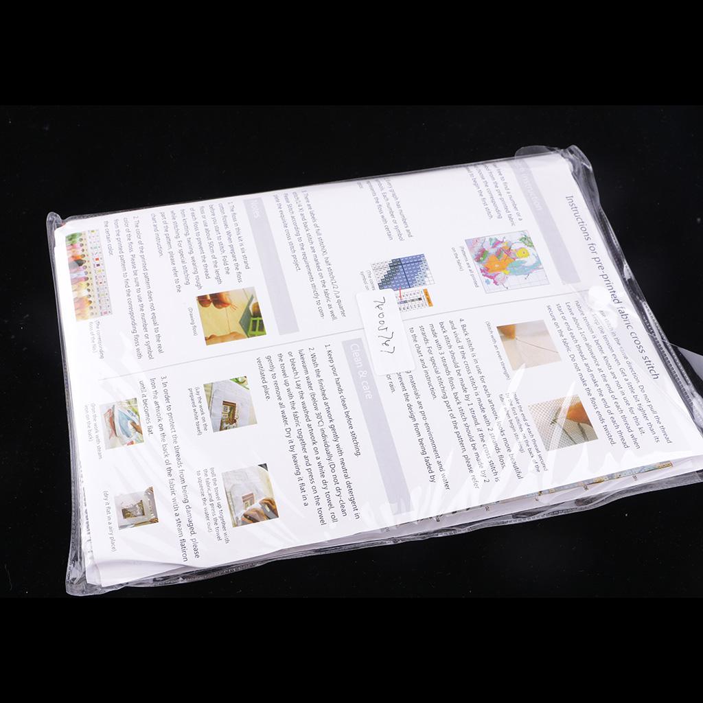 Butterfly Cross Stitch Kit Pre-printed Design Works 40 x 60cm 11CT Stamped
