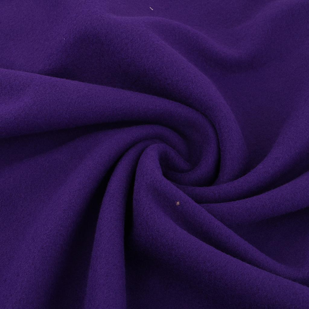 1 Piece Soft Touch Woolen Fabric for Coats Boots Sewing 150x100cm Dark Brown