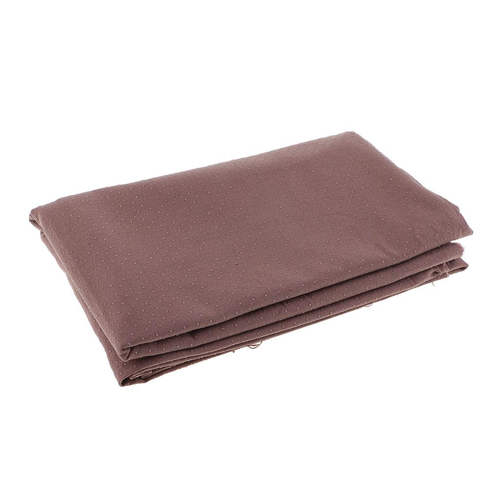 100x150cm Antislip Vinyl Non Slip Fabric Nonskid Rubber Fabric Brown