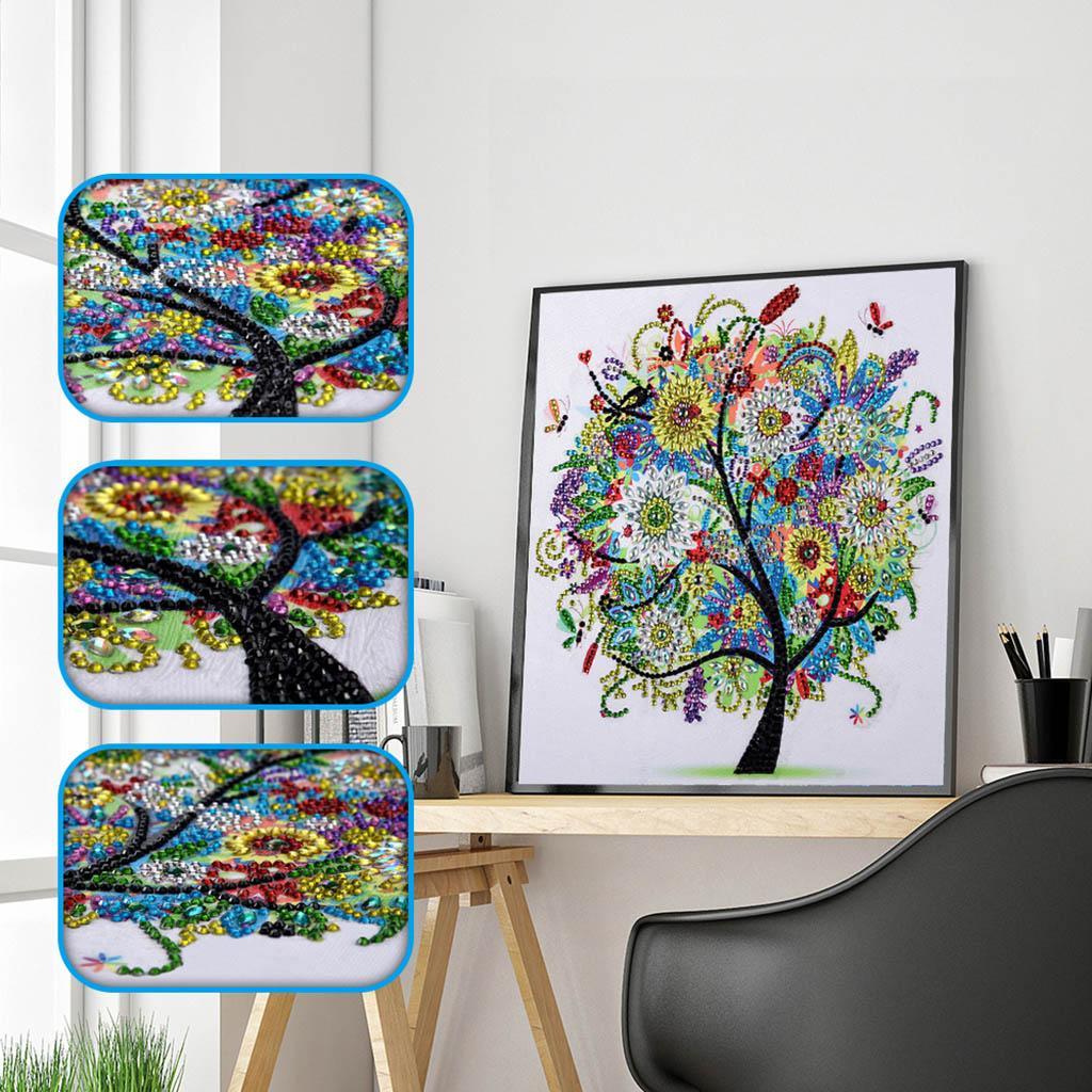 Special Shaped Diamond Painting - Four Seasons Tree - DIY Home Decor Summer