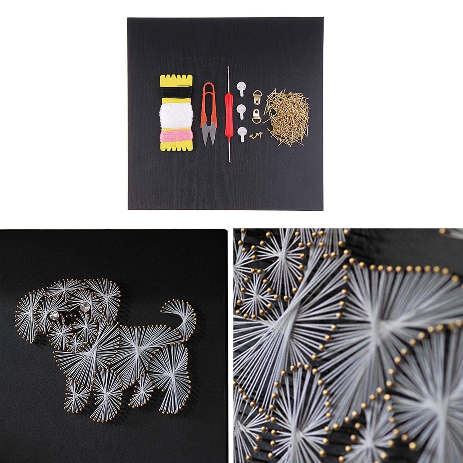 DIY Crafts String Art Kits Animal Dog Painting Kits for Beginners Home Decor
