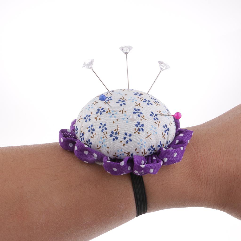 Wrist wearable Needle Pin Cushion Needle Holder for Sewing / Stitching KJ137