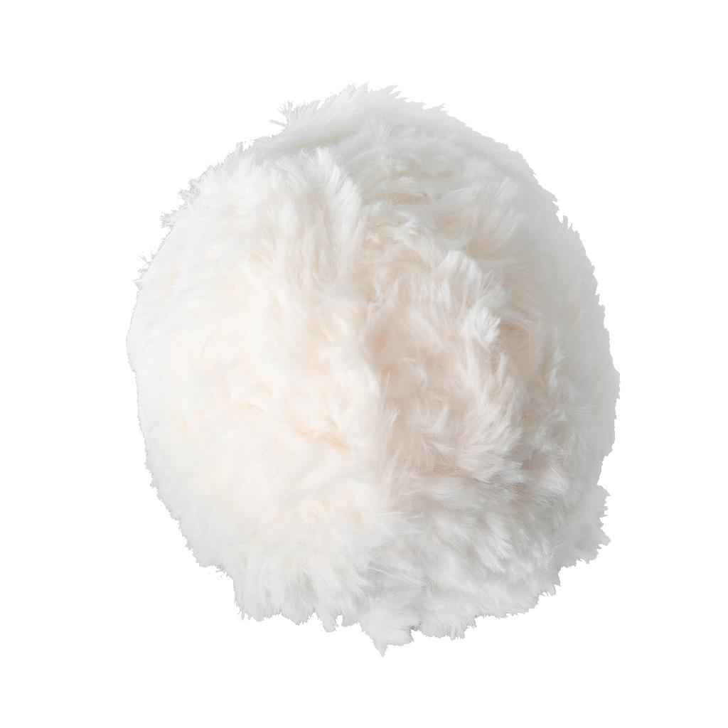 32 Meters Soft Fluffy Faux Fur Yarn for Crocheting Knitting White