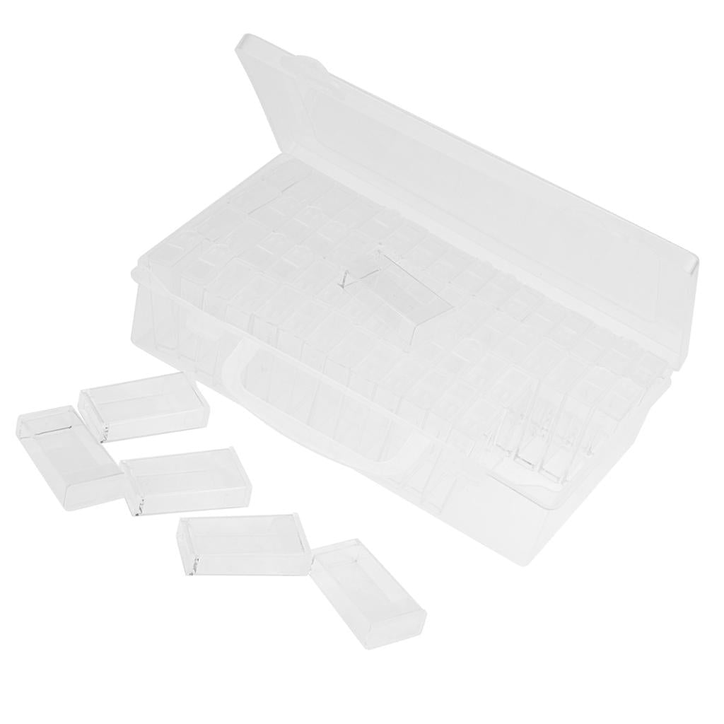 64 Slots Embroidery Diamonds Storage Case for Jewelry Diamond Bead Storage