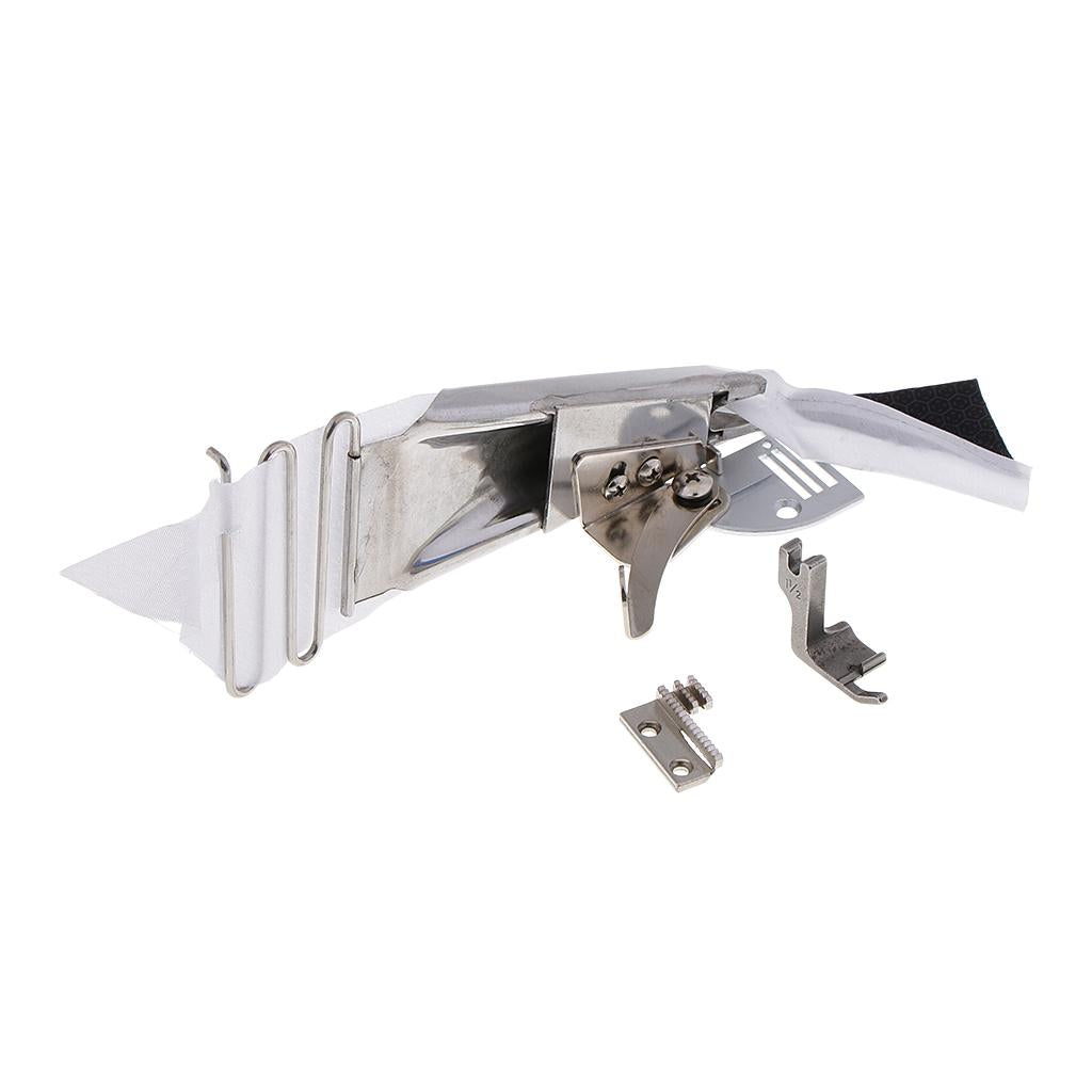 Double Fold Angle Binder Industrial Sewing Machine Binding Attachment 60mm