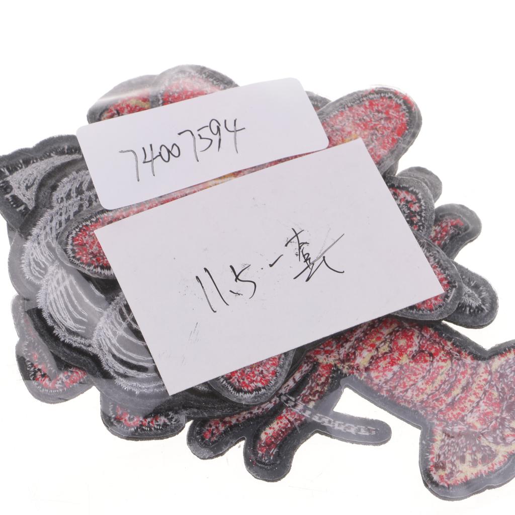 5Pcs Sea Animals Sewing Patches Clothes Hats Decorative Applique Embroidery