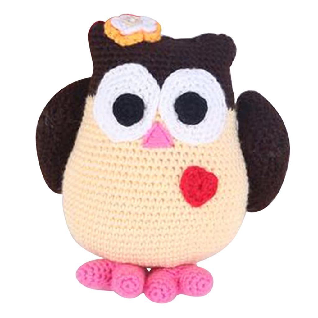 Creative Doll Owl Crochet Knitting Kit DIY Handmade Crocheted Ornaments