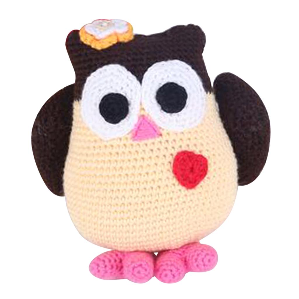 Creative Doll Owl Crochet Knitting Kit DIY Handmade Crocheted Ornaments