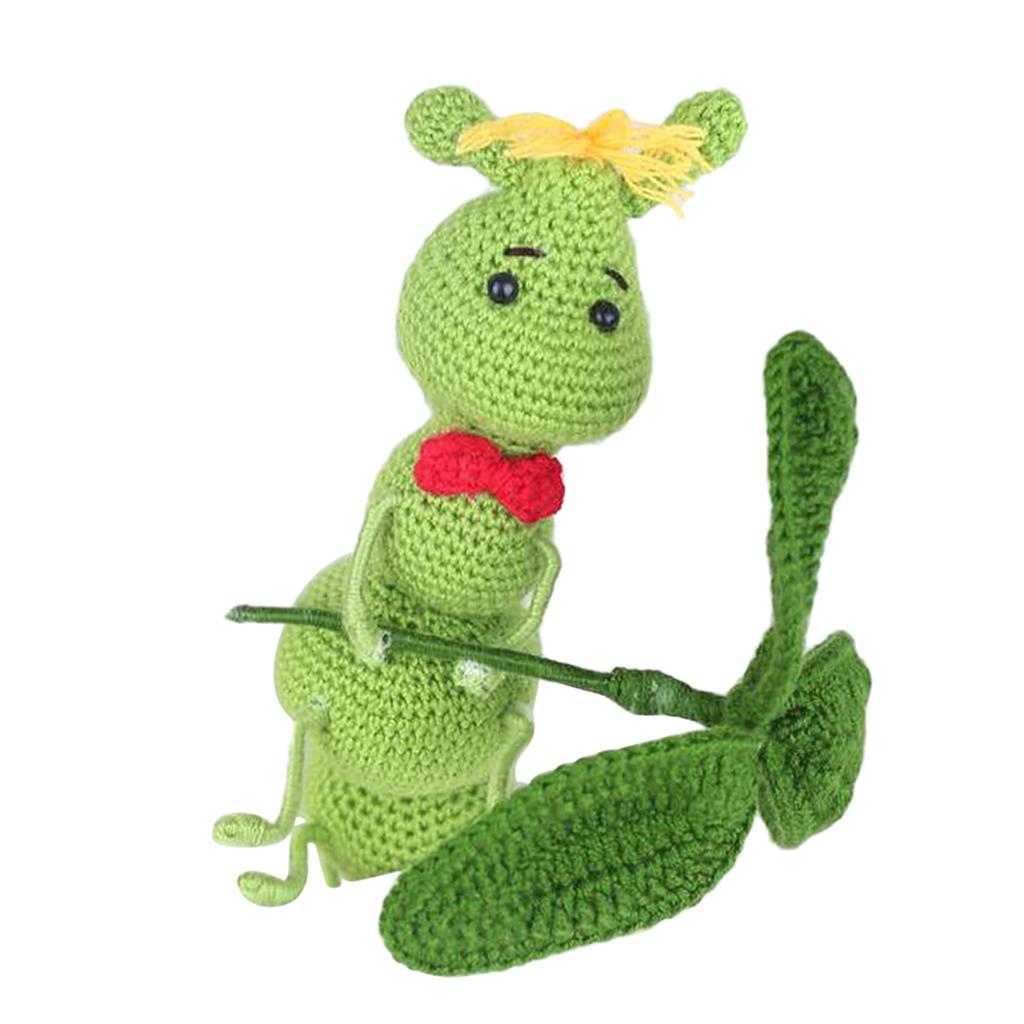 Caterpillar Doll Crochet Kit For Beginners Diy Knitting Animal Stuffed Toys