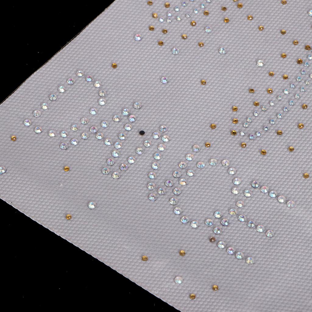 Dance Girl Iron on Rhinestone Transfer Decorative Applique Patch for Clothes