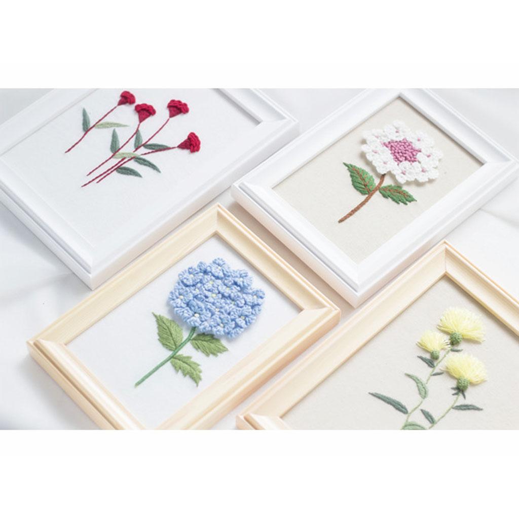 Beautiful 3D Flower Stumpwork Embroidery Kit for Beginners Rose