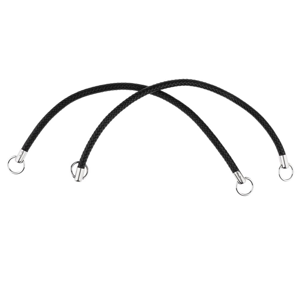 50m PU Leather Bag Accessories DIY Replacement Handbag Straps Handle Black