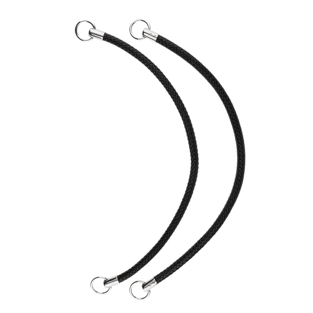 50m PU Leather Bag Accessories DIY Replacement Handbag Straps Handle Black