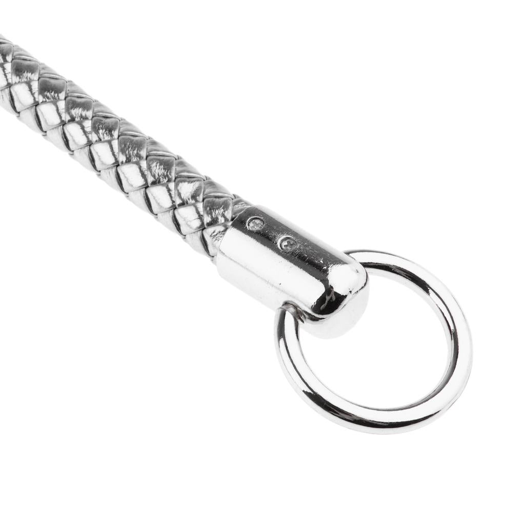 50m PU Leather Bag Accessories DIY Replacement Handbag Straps Handle Silver