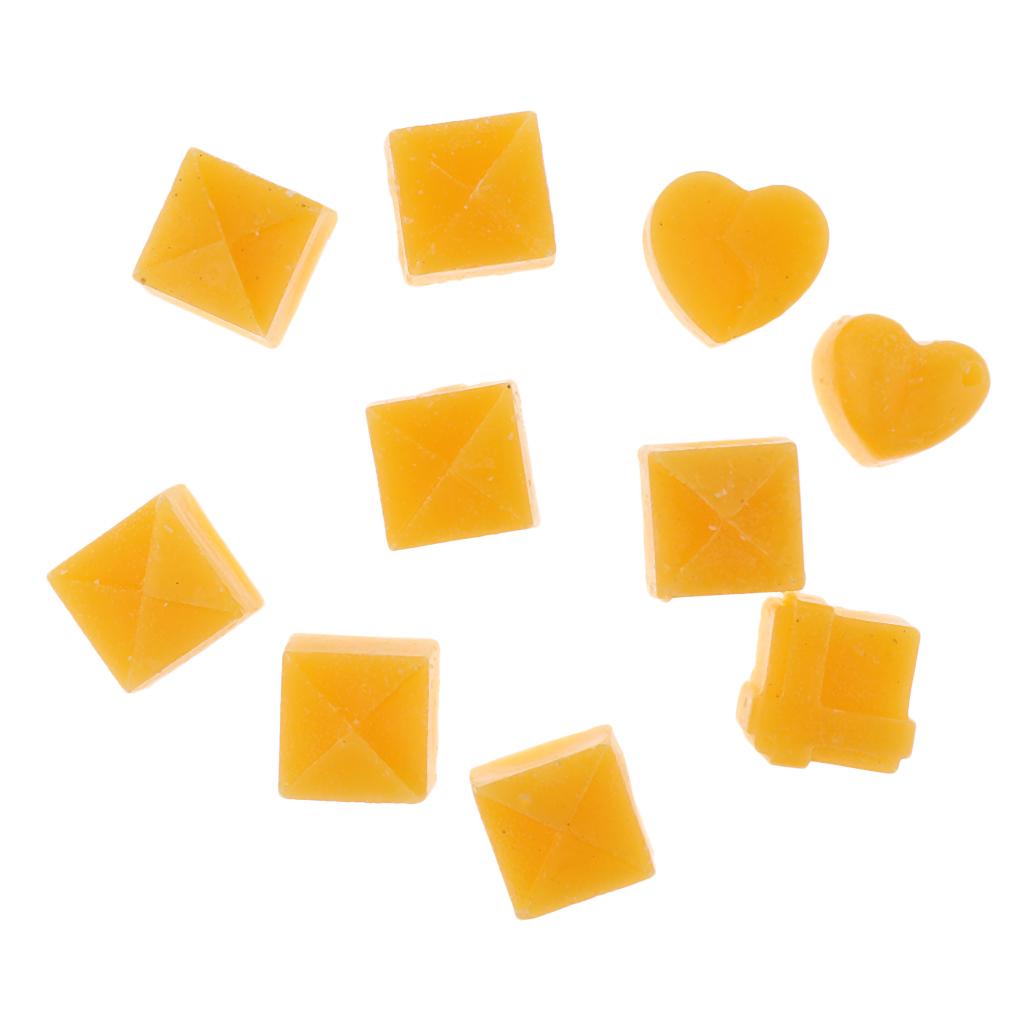 10pcs Pure Beeswax Block for Leather Working Thread Waxing Polishing Tool