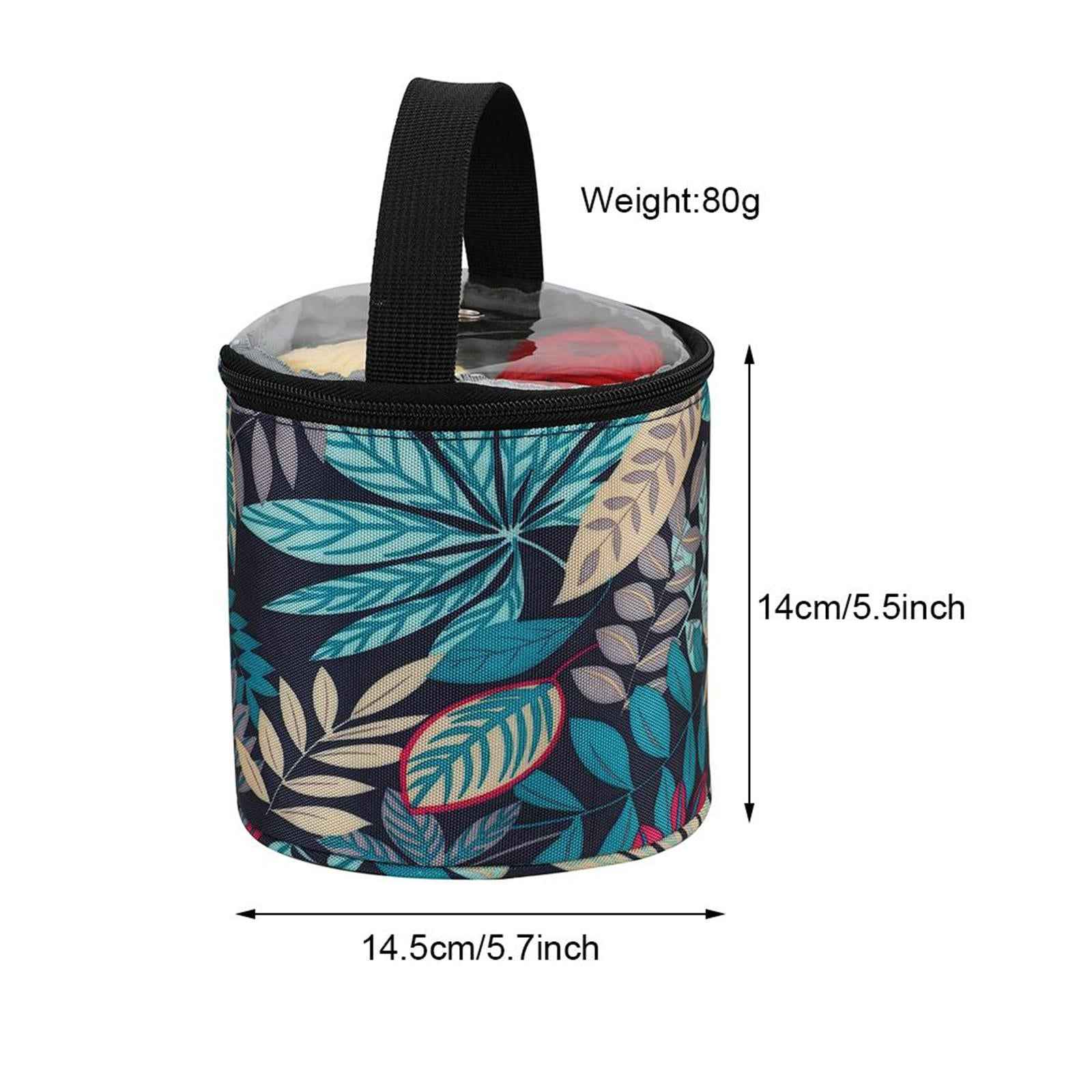 Knitting Bag Craft Sewing Yarn Storage Wool Ball Organizers Case for Crochet