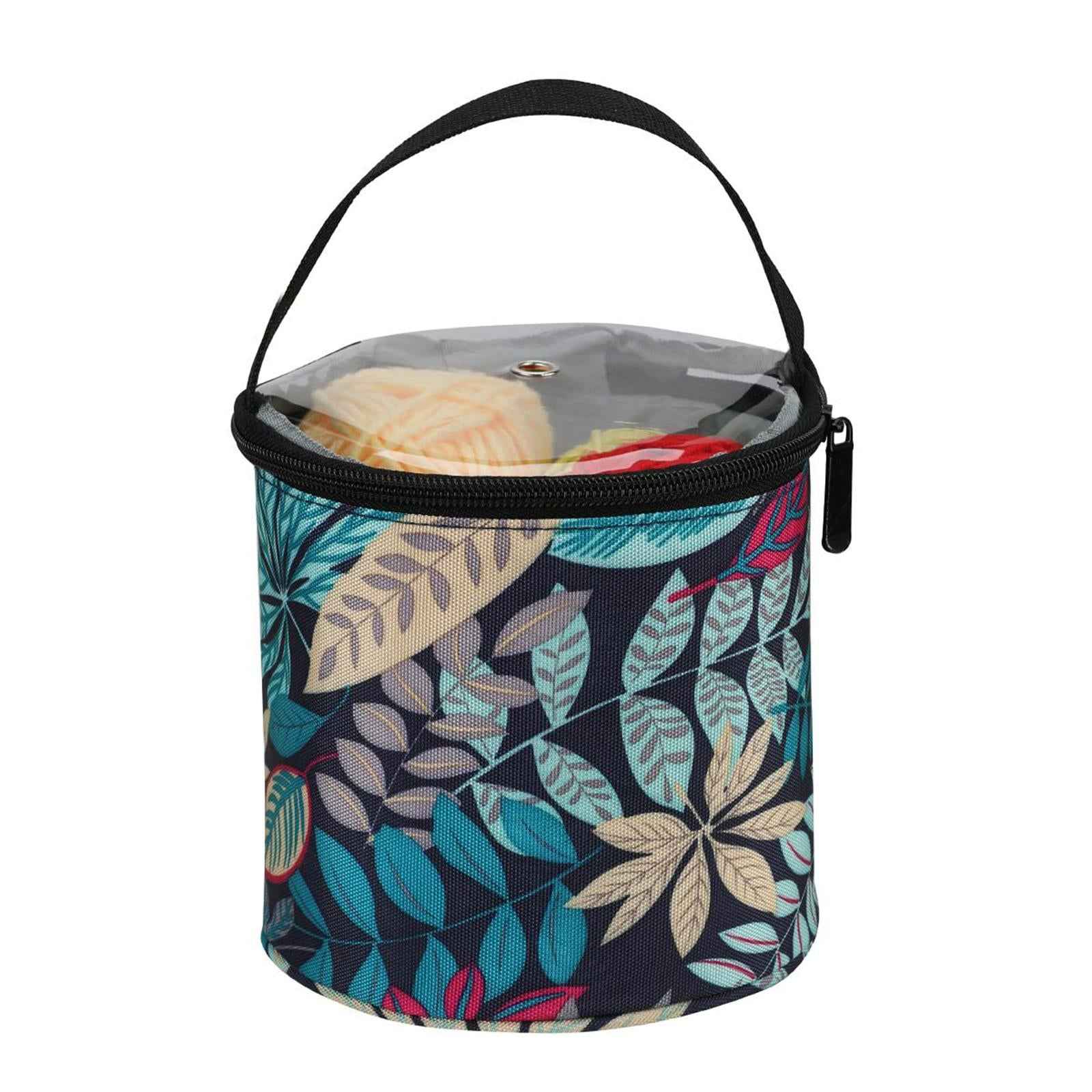 Knitting Bag Craft Sewing Yarn Storage Wool Ball Organizers Case for Crochet