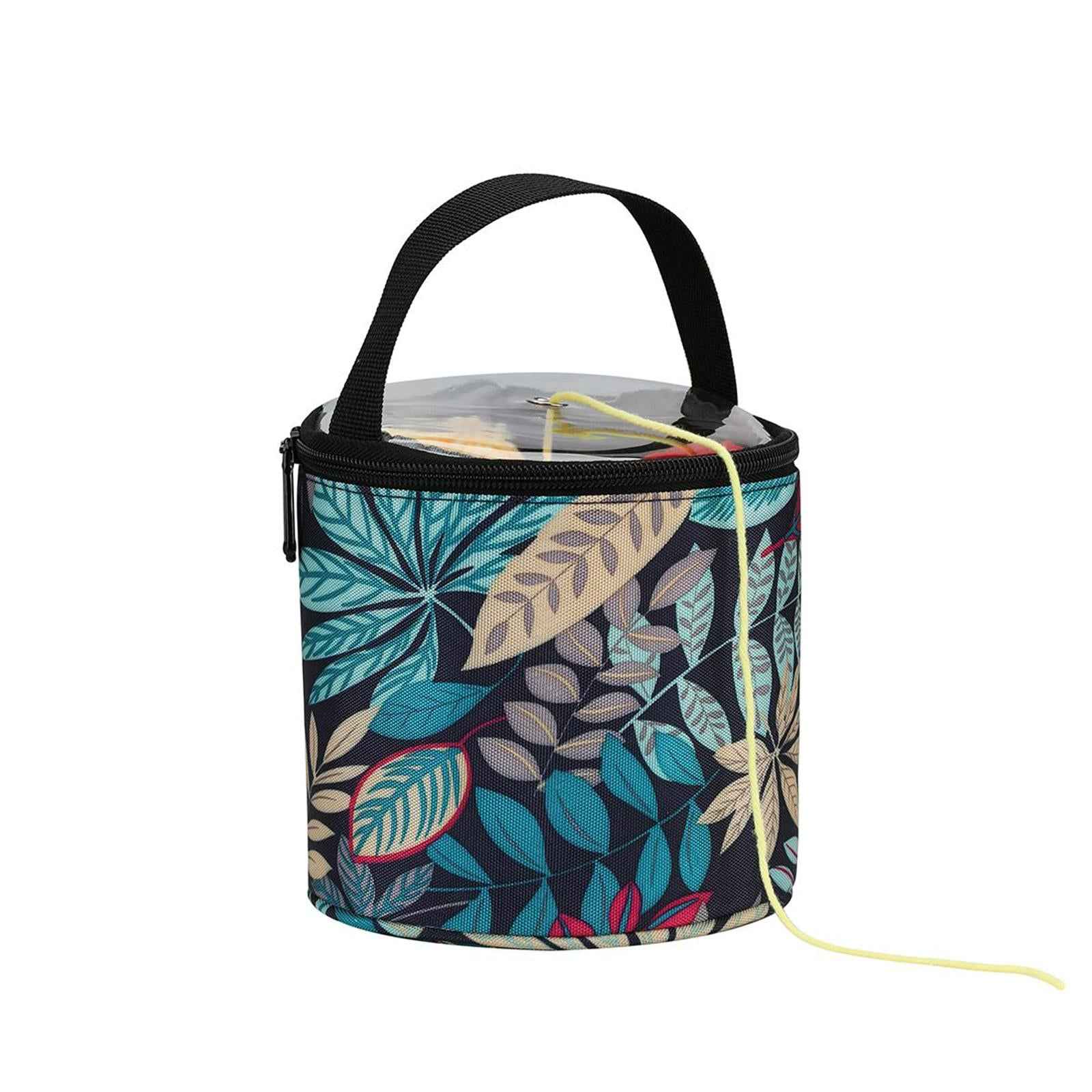 Knitting Bag Craft Sewing Yarn Storage Wool Ball Organizers Case for Crochet