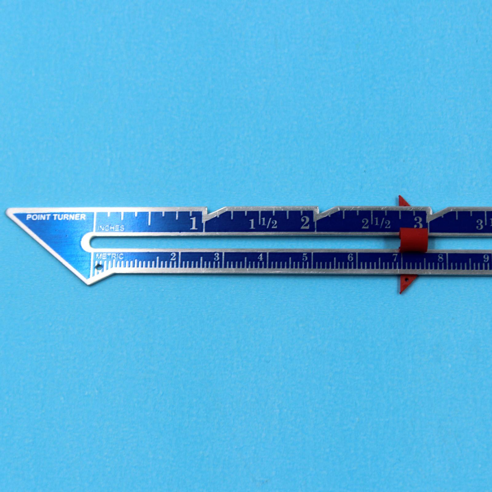 5xMachine 8 Knitting Gauge Perfect for Hems Sewing Essential Tool Blue"