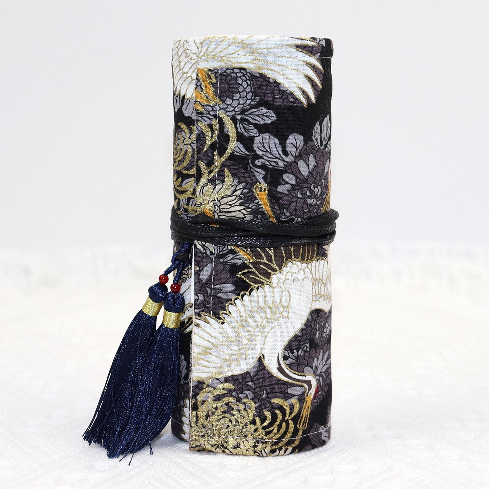 Crochet Hook Case Knitting Needle Storage Wrap Roll Organizer Crane