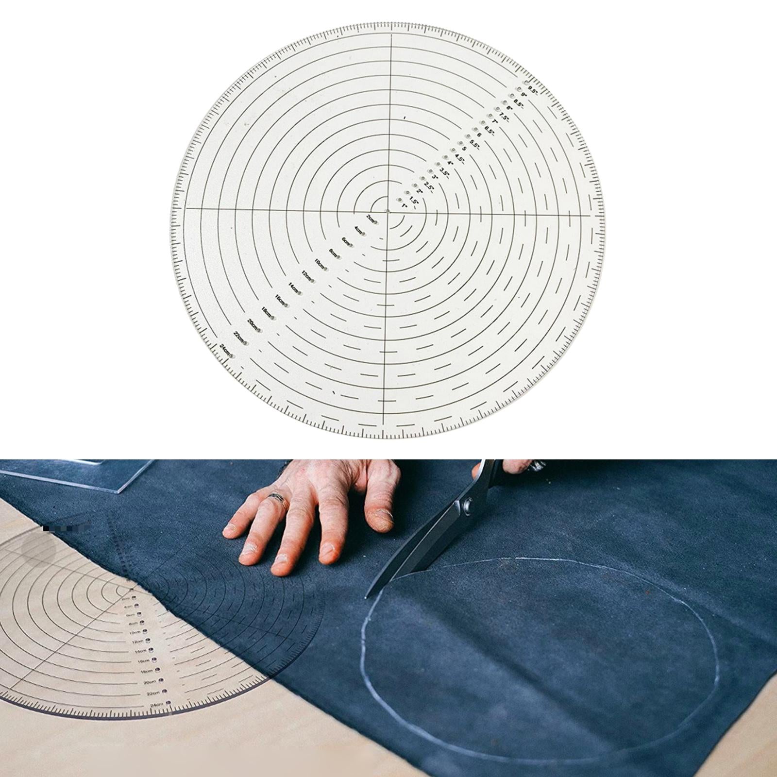 Compass Circle Cutter Drawing Guide for Quilting Patchwork Garments Design