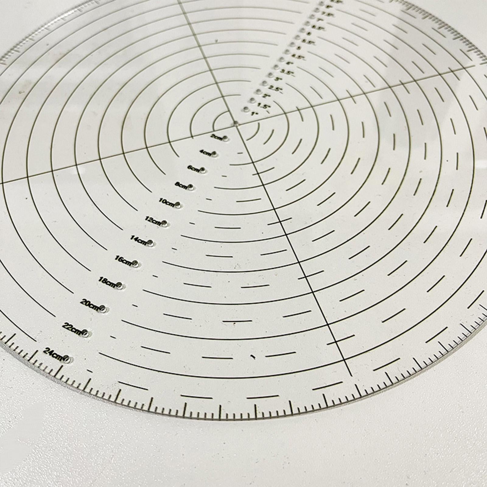 Compass Circle Cutter Drawing Guide for Quilting Patchwork Garments Design