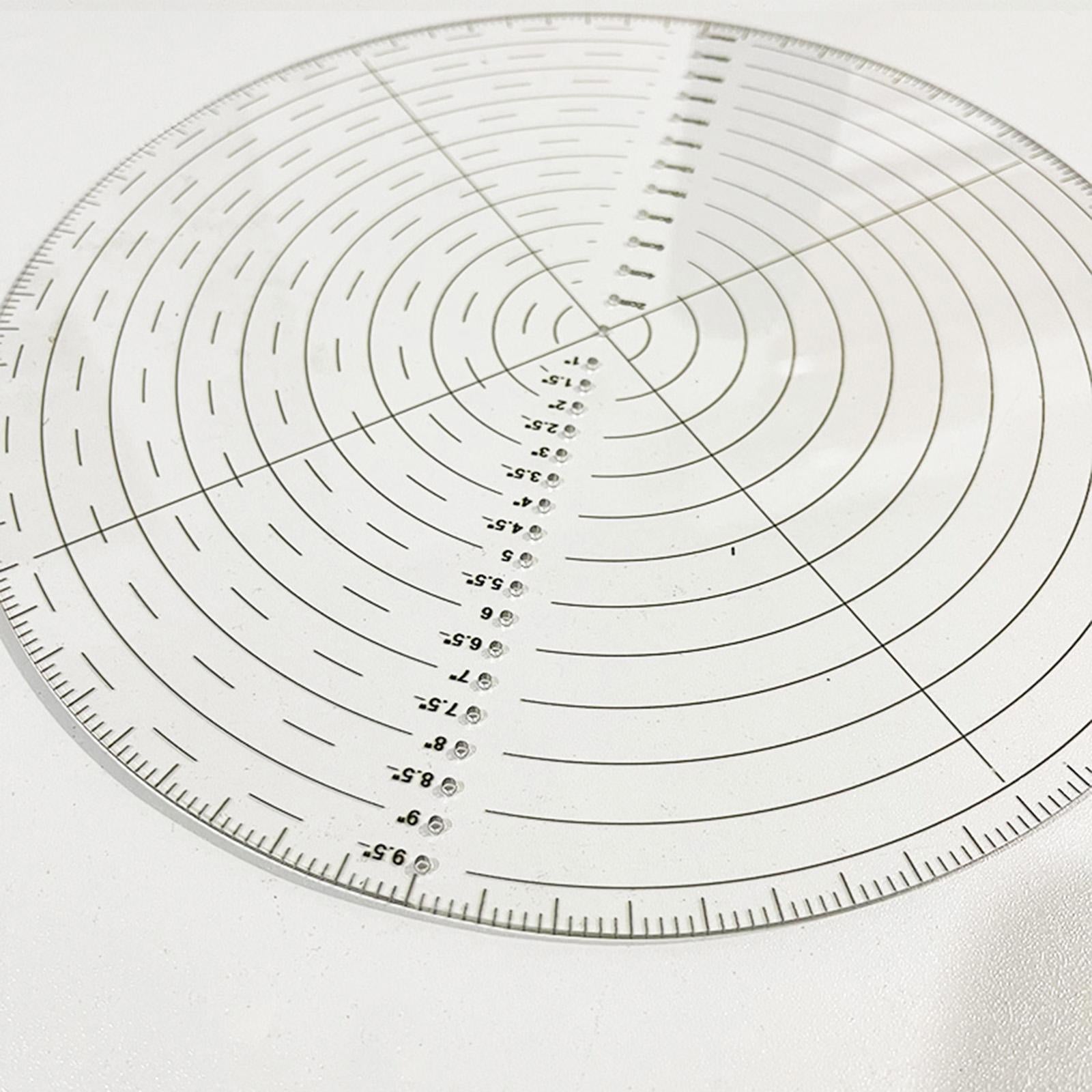 Compass Circle Cutter Drawing Guide for Quilting Patchwork Garments Design