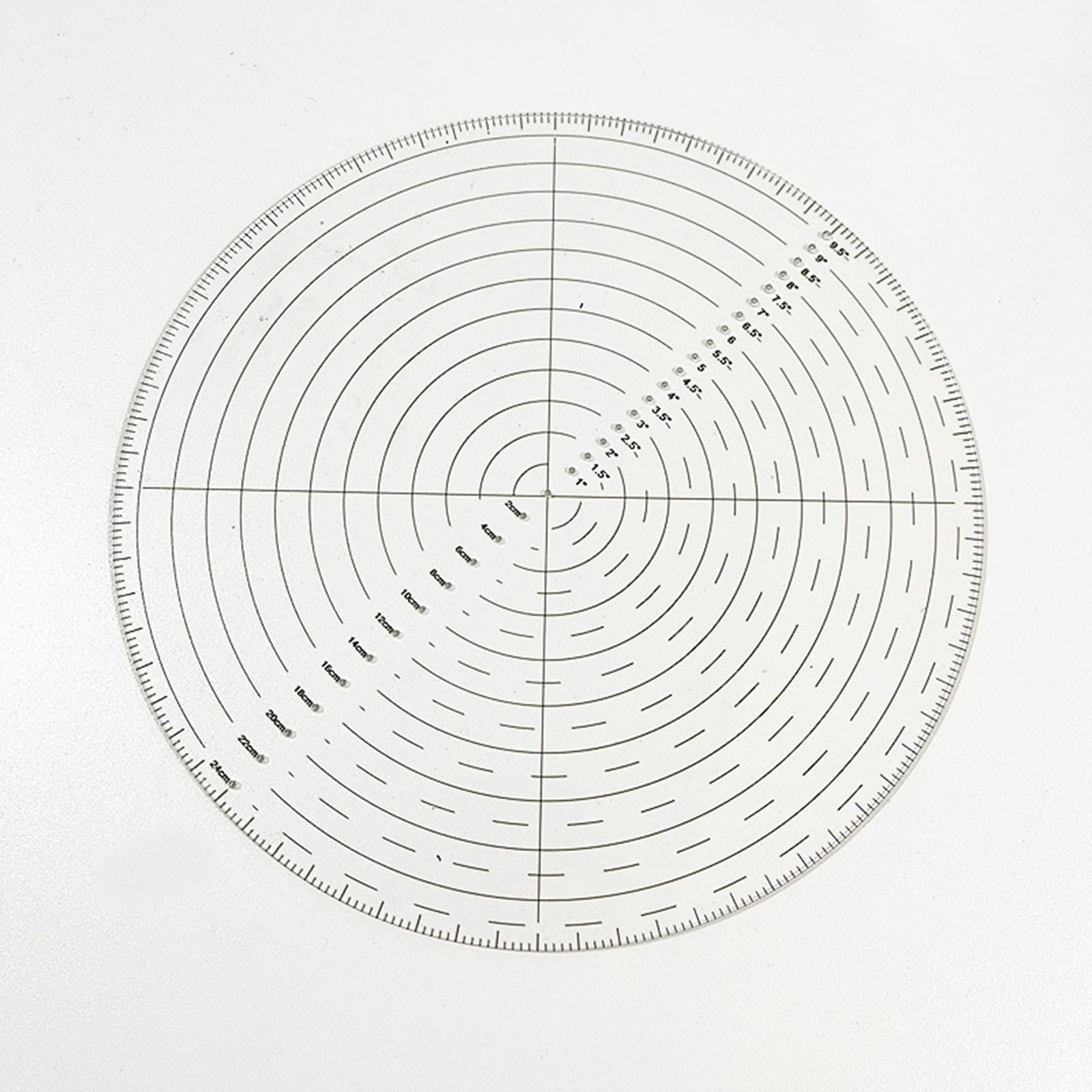 Compass Circle Cutter Drawing Guide for Quilting Patchwork Garments Design