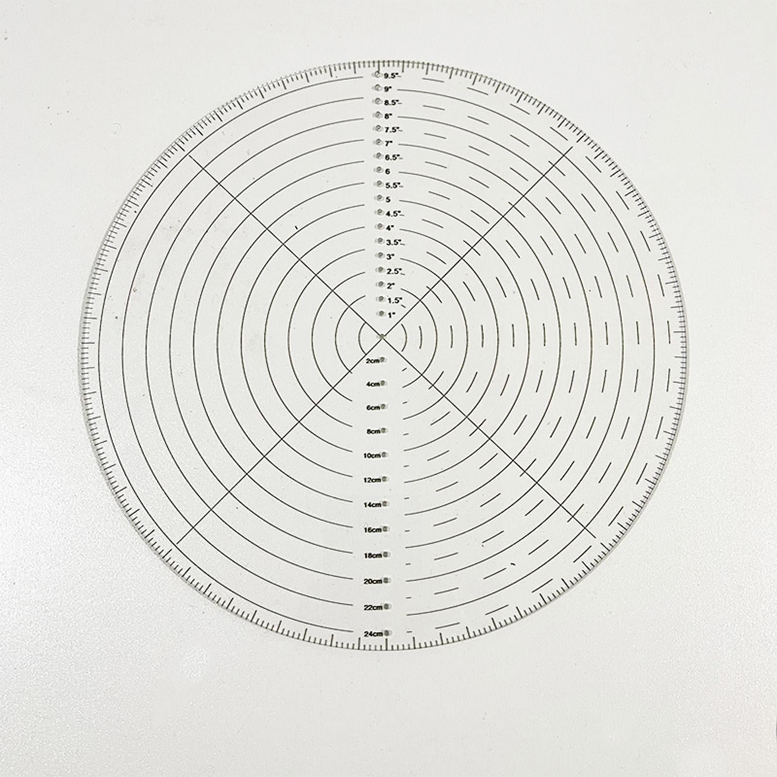Compass Circle Cutter Drawing Guide for Quilting Patchwork Garments Design